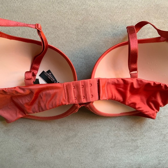 Victoria's Secret Women Red Very Sexy Super Push Up Bra Size 34DD RARE! - Picture 10 of 13